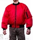 куртка пилот красная (черный подклад, бомбер)