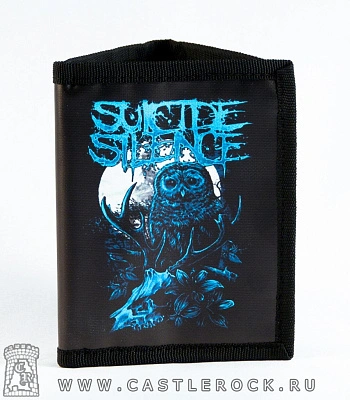 кошелек suicide silence (сова, к/з)