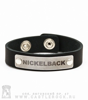 браслет кожаный nickelback