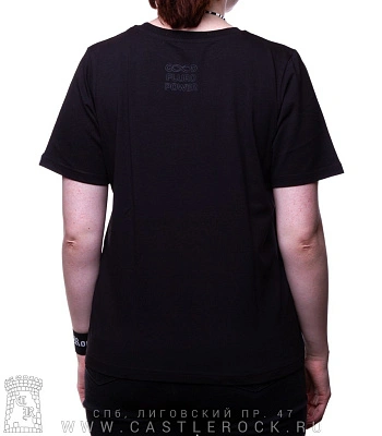 женская футболка ангел (прямая, светится)