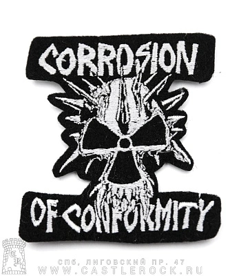 нашивка corrosion of conformity (лого, вышивка)
