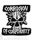 нашивка corrosion of conformity (лого, вышивка)