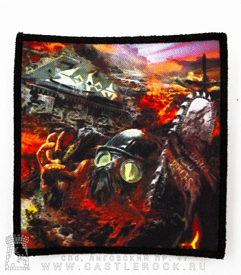 нашивка sodom "in war and pieces"