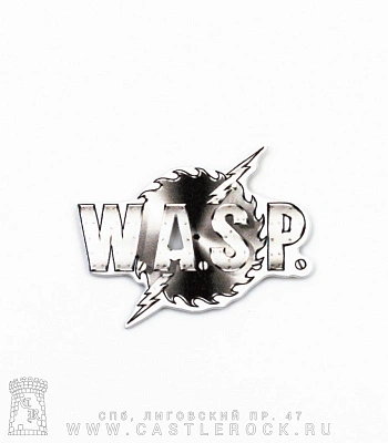 магнит металлический w.a.s.p. (лого)