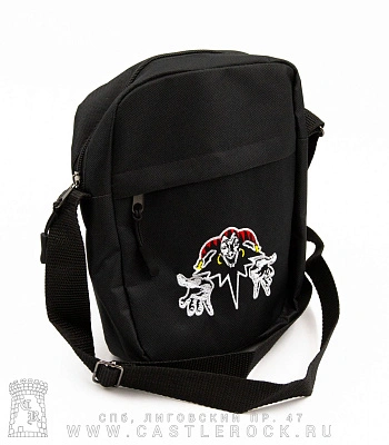сумка на плечо с вышивкой король и шут (лого)