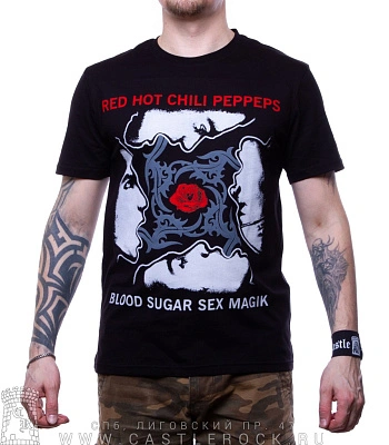 футболка red hot chili peppers "blood sugar sex magik"