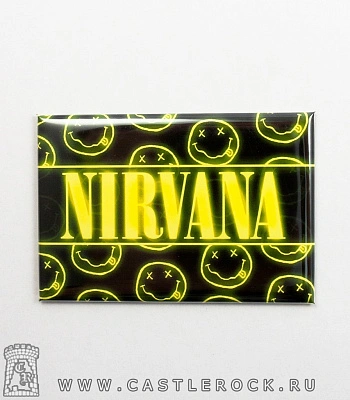 магнит прямоугольный nirvana (смайлы)
