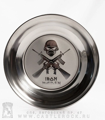 тарелка декоративная iron maiden