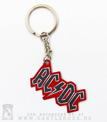 брелок металлический ac/dc