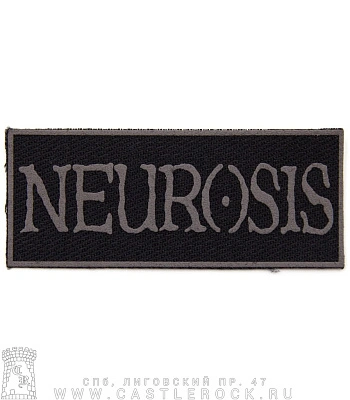 нашивка neurosis (лого серое)