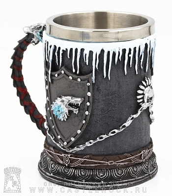 кружка game of thrones герб старков (игра престолов)