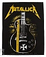 нашивка на спину metallica (гитара, яркий принт)