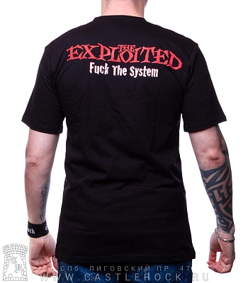 футболка exploited "fuck the system"