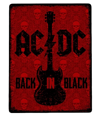 табличка ac/dc "back in black"