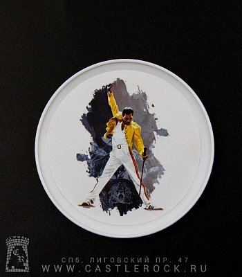 магнит тарелочка queen freddie mercury "freddie mercury tribute"