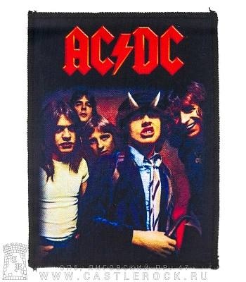 нашивка ac/dc "highway to hell"