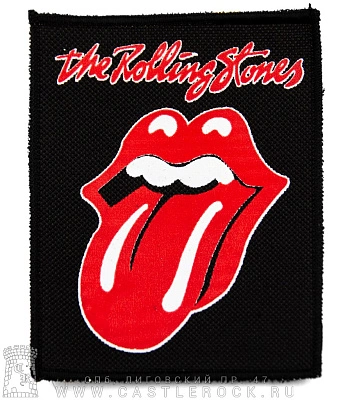 нашивка rolling stones (лого)