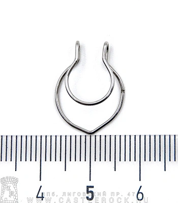 Обманка для септума Сталь Лепесток