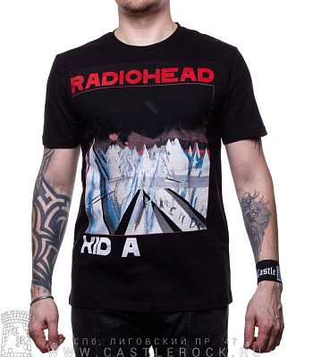 футболка radiohead "kid a"