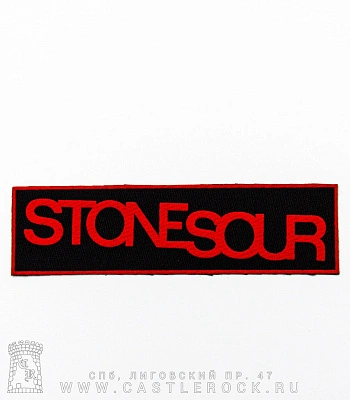 нашивка stone sour (лого красное)
