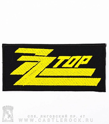нашивка термо zz top (лого, вышивка)