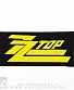 нашивка термо zz top (лого, вышивка)