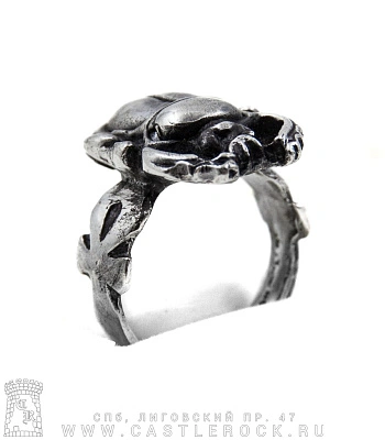 кольцо жук скарабей и анкхи