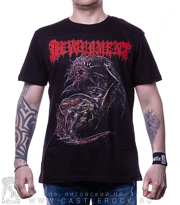 футболка devourment "asia tour"