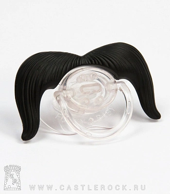 соска-пустышка усы длинные (черная)