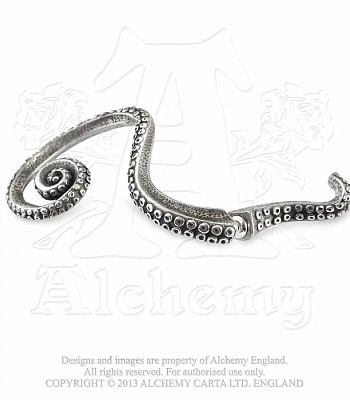 серьга кафф alchemy gothic (алхимия готик) e309 kraken