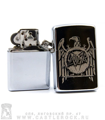 зажигалка с гравировкой slayer (орел)