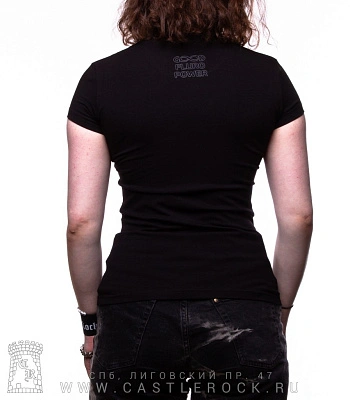 женская футболка бабочка (светится)