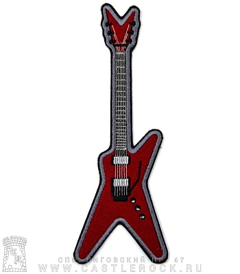 нашивка электрогитара dean ml (вышивка)