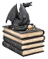 шкатулка дракон на книгах