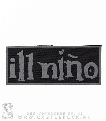 нашивка ill nino (лого серое)