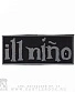 нашивка ill nino (лого серое)