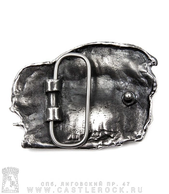 пряжка череп и орел