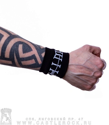 напульсник трикотажный him (черный)