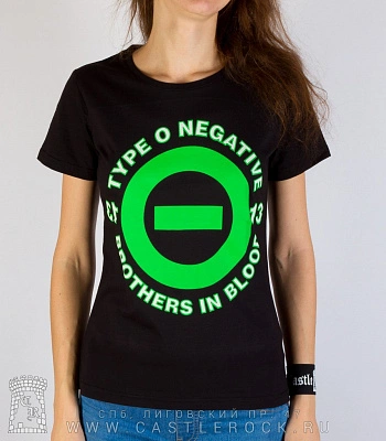 женская футболка type o negative "brothers in blood"