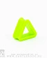 Тоннель Акрил Треугольник (зеленый светлый) 18 мм