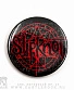 значок slipknot (лого красное, надписи)