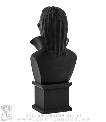 статуэтка гражданская оборона егор летов (3d печать, черная)