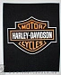 нашивка на спину harley-davidson (лого)