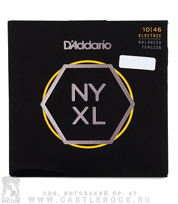 струны d'addario никелированные для электрогитары nyxl1046bt