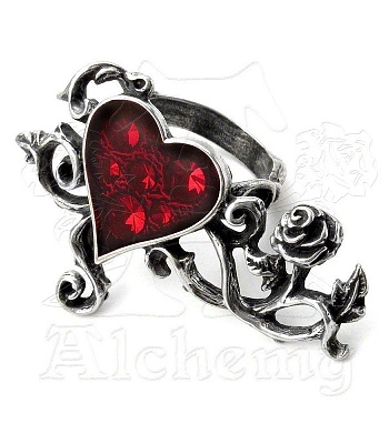 кольцо alchemy gothic (алхимия готик) r180 bed of blood roses