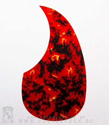 защитная накладка капля черно-красная a025ip/a025i(w)