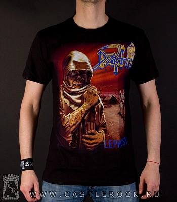 футболка death "leprosy" (принт большой)