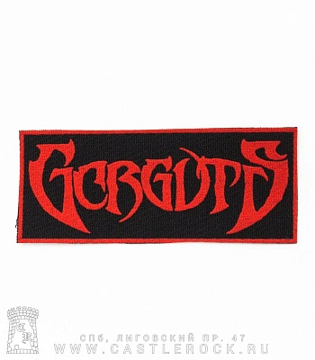 нашивка gorguts (лого красное)