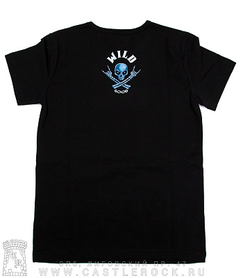 футболка детская мотогонщик "wild street racing" (светится)