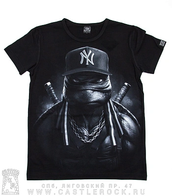 футболка детская черепашка ниндзя (светится)